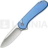 CIVIVI Button Lock Elementum II, Diamond Pattern Blue Al