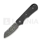 CIVIVI Crabby Damascus, Shredded Carbon Fibre