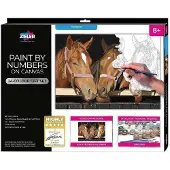 Zieler Kit De Pintura Paint By Numbers Horses