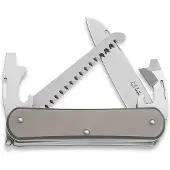 Fox knives Vulpis 4-Tools VP130-S4TI, M390, Titanium Sandblasted, canivete suiço