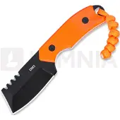 CRKT Razel Compact 4036ER Black Oxide D2, Orange G10, faca fixa, Jon Graham design