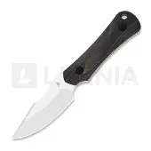 Kizer Cutlery Faca Bone AEB-L, Black Stabilized Wood, Satin