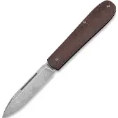 Böker Coffin 112946 Jute Micarta, navalha slipjoint, Chuck Gedraitis design