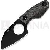 Kizer Cutlery Faca Nightjar AUS-10, Black Norplex Ultrex, Black Stonewash PVD