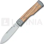 FOX Gunstock FX-558 OL Satin Böhler M390, Olive Wood, navalha slipjoint