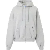 Nike Casaco em moletão cinzento