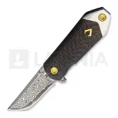 V Nives Navalha KillaBite Damascus, carbon fiber