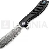 Artisan Navalha Tomahawk Framelock Damascus Small, preto