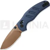 Kizer Cutlery Navalha Sheepdog C01C Elmax, Blue Aluminum, Sunset Metal PVD