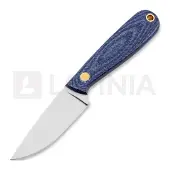 Brisa Faca de pescoço Necker 70, Flat, blue jeans micarta, kydex