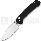 CJRB Navalha Pyrite Button Lock Black G10 Stonewashed Blade