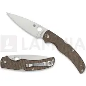 Spyderco Navalha Native Chief Brown Canvas Micarta CPM CRU-WEAR