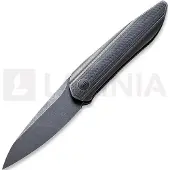 We Knife Navalha Black Void Opus, black ti with black G10 inlay