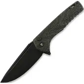 Tekto Knives Navalha F3 Charlie Button Lock G10 Damascus