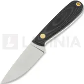 Brisa Faca de pescoço Necker 70 Full Flat Kydex, preto