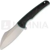 VDK Knives Navalha Vice Linerlock, green carbon fiber