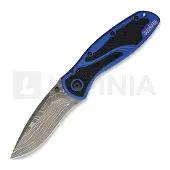 Kershaw Navalha Blur A/O Damascus, azul