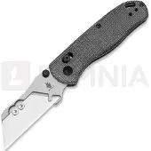 Kizer Cutlery Navalha Drop Bear Utility, Black Micarta