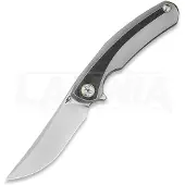 Bestech Navalha Sambac - Stonewash + Satin - Titanium + Marble CF