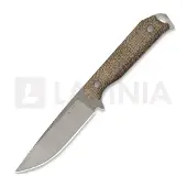 Kizer Cutlery Begleiter Fix 1045MD1, Stonewashed Titanium Gray CPM 3V, Burlap Micarta faca fixa, Azo design