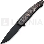 We Knife Navalha Smooth Sentinel Copper Foil CF Inlay