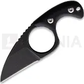 Fred perrin Faca de pescoço Le Shorty Black Neck Knife