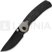 Kizer Cutlery Navalha Pioneer Drop Point, Marble Carbon Fiber & Titanium, DLC