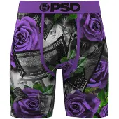 PSD Boxers cinzento escuro / roxo