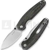 Kizer Cutlery Navalha Meteora Nitro-V, Black Micarta