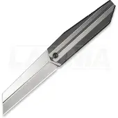 We Knife Collinear, Gray/Satin Titanium, Hand Rubbed