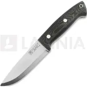Joker Faca bushcraft Ranger Scandi, Black Canvas Micarta