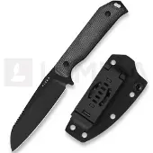 Kizer Cutlery Faca Begleiter Fix Sheepsfoot 3V, Black Micarta