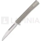 Ocaso Navalha Solstice Wharncliffe Satin, Gray Titanium