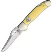Bear & Son Navalha Lockback Yellow Delrin