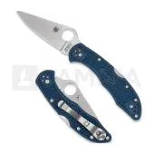 Spyderco Navalha Delica 4 Cobalt Blue FRN CPM SPY27