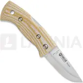 Helle 761 Berget, 200763, Satin Sandvik 12C27, Beige Canvas Micarta navalha bushcraft
