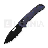 Kizer Cutlery Navalha Outposter Nitro-V, Purple Vortex Micarta, Black PVD