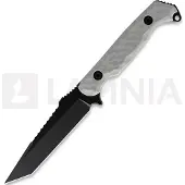 Toor Faca Darter T, Light Gray G-10, Black Gun-Kote