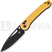 Bestech Navalha Cobber - Black PVD - G10, amarelo