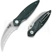 Bestech Navalha Mantidae - Satin + Stonewash - Micarta, verde