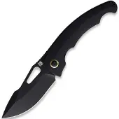 Artisan Navalha Xcellerator, Black PVD, Black Micarta