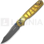 Kizer Cutlery Navalha Pokiman CC AEB-L, Clear PEI, Stonewash
