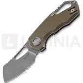 MKM Knives Navalha Isonzo M390 Cleaver, bronze anodized titanium