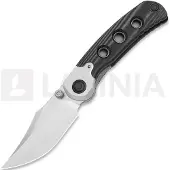 Kizer Cutlery Navalha Pioneer Bowie, Black Micarta & Aluminum, Stonewash