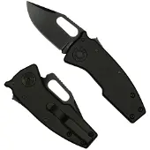 Demko Knives Navalha Nano Shark Stealth 20CV Clip Point, Black