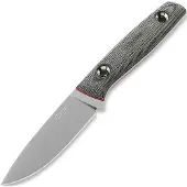 Trc knives Faca Classic Freedom FFG M390 satin, black micarta red liner
