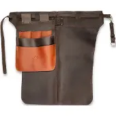 BeaverCraft Leather Work Apron and Tool Belt Pouch Set
