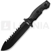 Halfbreed Blades Faca Large Survival Knife, preto