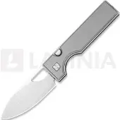 Kizer Cutlery Navalha Little Ringbo AEB-L, Gray Aluminum, Satin
