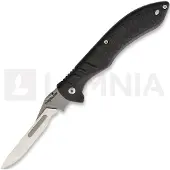 Havalon Navalha Forge Rubber Handle, preto